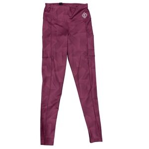 Girls With Guns Concealed Casual Leggings Maroon Geometric CCW Pockets XS